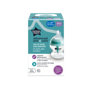 Tommee Tippee barošanas pudelīte Advanced Anti-Colic ar sterilizācijas funkciju 150ml 42240587