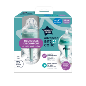 Tommee Tippee barošanas pudelītes Advanced Anti-Colic ar sterilizācijas funkciju260ml 2gb 42252587