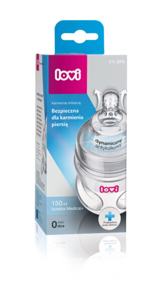 LOVI pudelīte ar plato kaklu Super vent 150ml 21/564