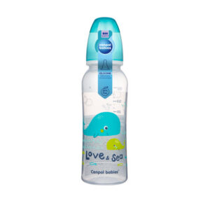 CANPOL BABIES šaura kakla pudelīte PP Love and Sea, 250ml, 59/400