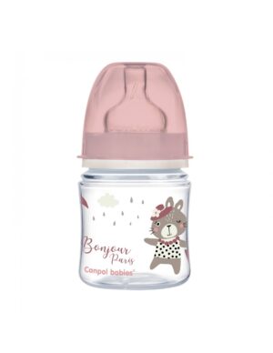 Canpol babies Plata kakla barošanas pudelīte Anti-colic 120ml Easy Start BONJOUR PARIS 35/231_pin