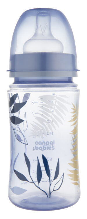 CANPOL BABIES Canpol Babies EasyStart pretkoliku pudelīte, 240ml, GOLD, 35/240_blu