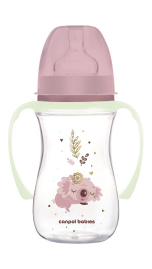 CANPOL BABIES Pretkoliku pudelīte EasyStart, 240ml, Sleepy Koala, 35/237_pin