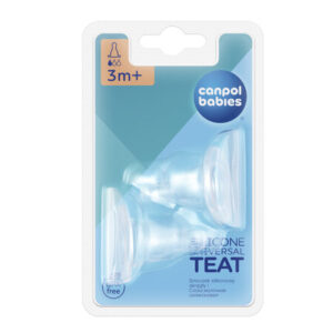 CANPOL BABIES silikona knupis, lēns 3m+ 2gb. 18/115