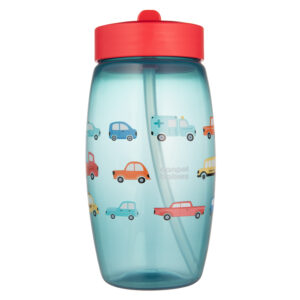 CANPOL BABIES sporta pudele ar saliekamu snīpi CARS, 400 ml, 56/618_blu
