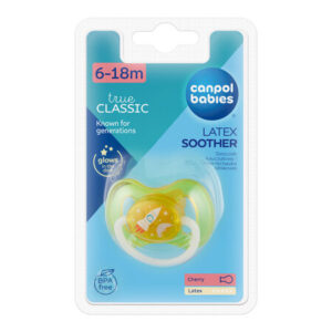 CANPOL BABIES māneklītis apaļš, lateksa Kosmo, 6-18m, 23/222_yel_new