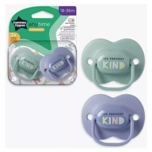 TOMMEE TIPPEE ortodontiskie māneklīši ANYTIME, 18-36 m., 2 gab., 433658