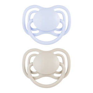 CANPOL BABIES silikona simetriski knupīši NUDE, Blue, 0-6m,  2 gab.,  23/225_blu