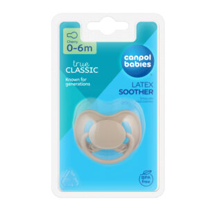 CANPOL BABIES lateksa apaļais knupītis NUDE, 0-6m,  23/223_bei