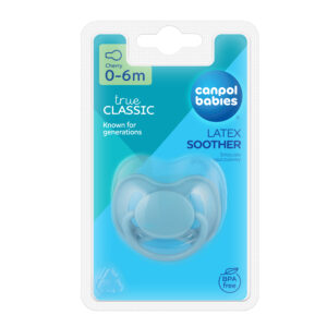 CANPOL BABIES lateksa apaļais knupītis NUDE, 0-6m,  23/223_blu