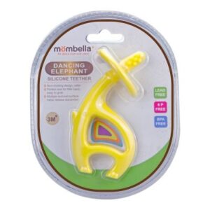 MOMBELLA zobgrauzis Dancing Elephant Lemon 3m+ P8052