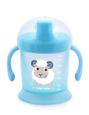 CANPOL BABIES non spill neizlīstošā krūzīte BUNNY&COMPANY, 9m+, 200ml, 31/300