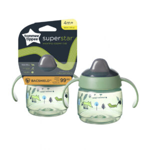 TOMMEE TIPPEE mācību krūze WEANING SIPPEE, 4m+, 190ml, green, 44780301
