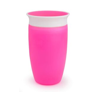MUNCHKIN Sippy krūzīte, rozā, Miracle 360, 12m+, 296ml, 90073