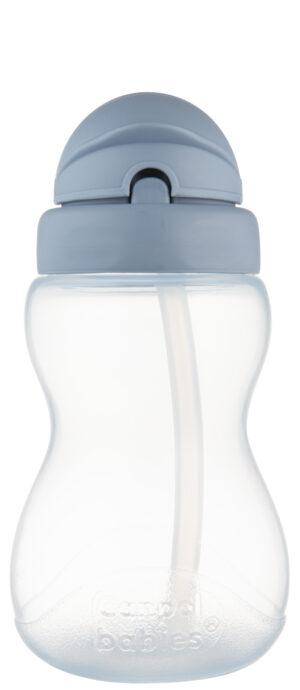 CANPOL BABIES pudelīte ar salmiņu 12M+, 270ml, 56/109_blu2