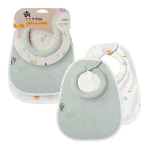 TOMMEE TIPPEE priekšautiņš COMFEEFIT, 0 m+, 2 gab., beige, multicolour, 46353060