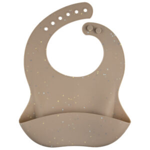 CANPOL BABIES silikona lacīte ar kabatu DOTS, 51/029_bei