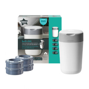 TOMMEE TIPPEE  Twist and Click autiņbiksīšu konteineris+4 uzpildes kasetes, 85102002