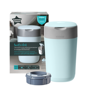TOMEE TIPPEE autiņbiksīšu konteiners Twist & Click, debeszils, 85100302