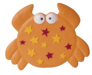 CANPOL BABIES neslīdošs paklājs vannas istabai 5 gab Colorful Ocean 12x10cm 80/003