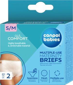 CANPOL BABIES grūtnieču biksītes vairākkārt lietojamas 2 gab. S/M 73/001