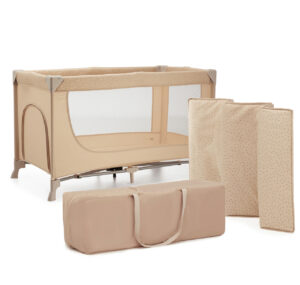 KINDERKRAFT gultiņa-manēža JOY 2 beige, KLJOY02BEG00000