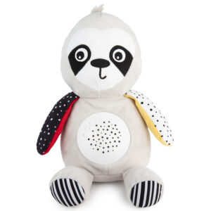 CANPOL BABIES plīša rotaļlieta sliņķis, muzikālā kastīte un projektors 3in1 BabiesBoo, 68/100