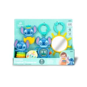 BRIGHT STARTS attīstošo rotaļlietu komplekts Stitch Tropical Treasures, sortimnets., 17473