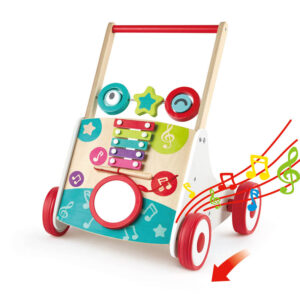 HAPE Muzikālais stumjamais mācību staigulis My First Musical Walker, E0383A