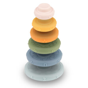 CANPOL BABIES sensora gredzenu puzles piramīda, 79/103