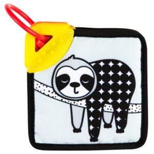 CANPOL BABIES maigas sensorās kontrasta kartītes ar graužamo daļu BABIESBOO, 68/096