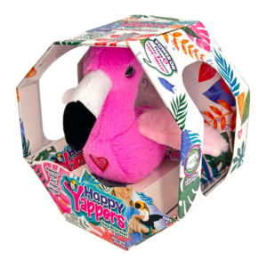 HAPPY YAPPERS interaktīvs plīša putns Flamingo, 9592