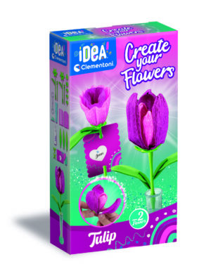 CLEMENTONI IDEA ziedu veidošanas komplekts, Tulpe, 18878