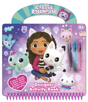 TOTUMA GABBIJAS DOLLHOUSE Dizainera aktivitāšu grāmata, 420359