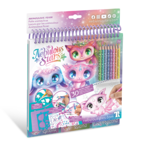 NEBULOUS STARS radošais komplekts Sketchbook-Animulous Fever, 11141