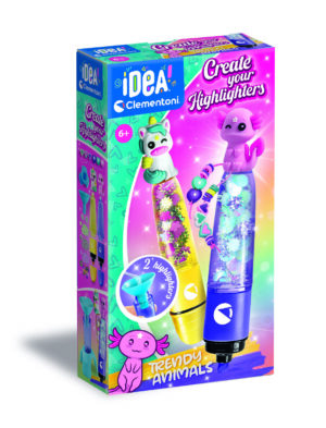 CLEMENTONI IDEA mini marķieru izgatavošanas komplekts Axolotl and Unicorn, 18874