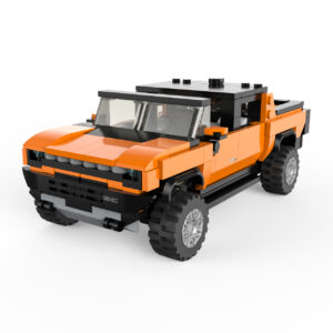 RASTAR 1:30 saliekams automašīnas modelis “Hummer EV”, sortiments, oranžs/dzeltens, 454 daļas, 93700