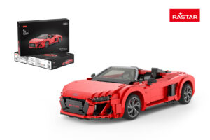 RASTAR 1:14 mēroga modeļa automašīna AUDI R8 Spyder Bricks, 93800