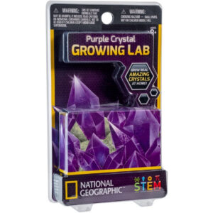 NATIONAL GEOGRAPHIC set Carded Crystal Grow Purple, NGCRYSTALPCRD