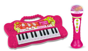 BONTEMPI mini tastatūra un karaoke mikrofons, 602172