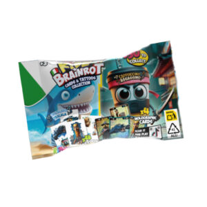 BRAINROT hologrāfiskās kartītes ar tetovējumiem, K02BRO03