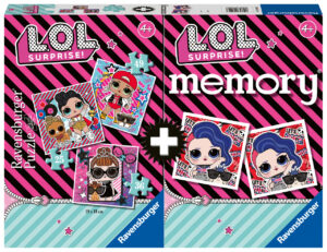 RAVENSBURGER 3 puzle un galda spēle  žaidimas LOL, 20549