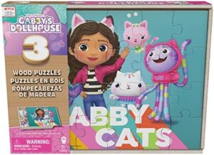 SPINMASTER GAMES puzles komplekts “Gabbys Dollhouse”, 3 puzles, 6066549