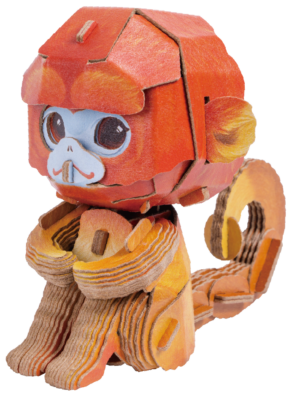 MAKEBUG 3D papīra puzle Zelta pērtiķis, MB-D-0043