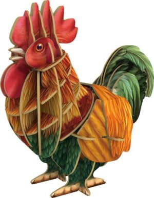 MAKEBUG 3D papīra puzle Gailis, MB-D-0015