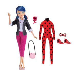 MIRACULOUS lelle ar aksesuāriem SUPER SECRET MARINETTE W/ LADYBUG OUTFIT, 50355