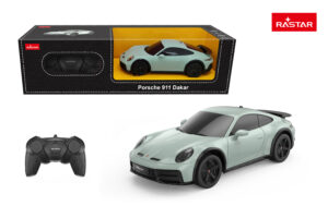 RASTAR R/C 1:24 radiovadāms auto Porsche 911 Dakar, 10140