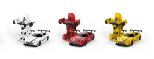 RASTAR Die cast 1:32 Mercedes-Benz GT3 AMG mašīna-transformators ar skaņām un gaismām, 62300
