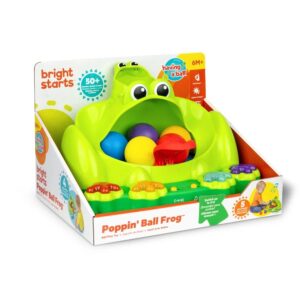 BRIGHT STARTS interaktīvā rotaļlieta Poppin’ Ball Frog, 17159